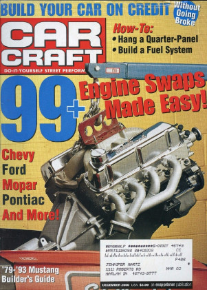 CAR CRAFT 2000 DEC - DART SWINGER, T/A, Z/28, MUSTANG